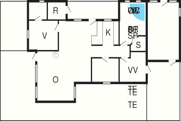 8 persoons vakantie huis in Brovst-By Traum-Plattegrond