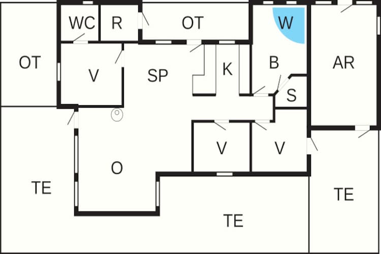 8 persoons vakantie huis in Brovst-By Traum-Plattegrond