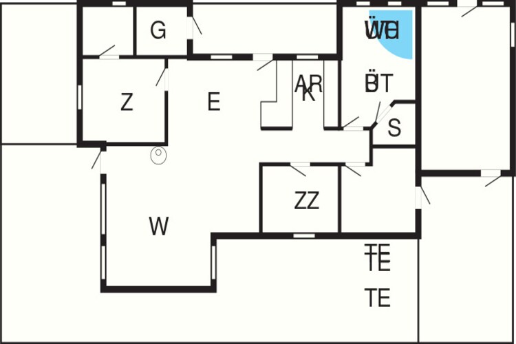 8 persoons vakantie huis in Brovst-By Traum - Plattegrond