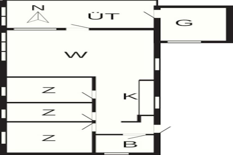 6 persoons vakantie huis in Vinderup-By Traum-Plattegrond