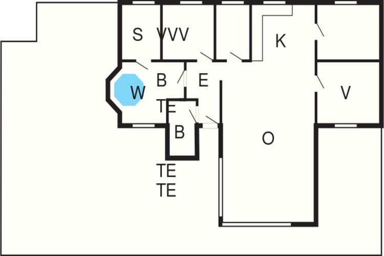 9 persoons vakantie huis in Løkken-By Traum-Plattegrond