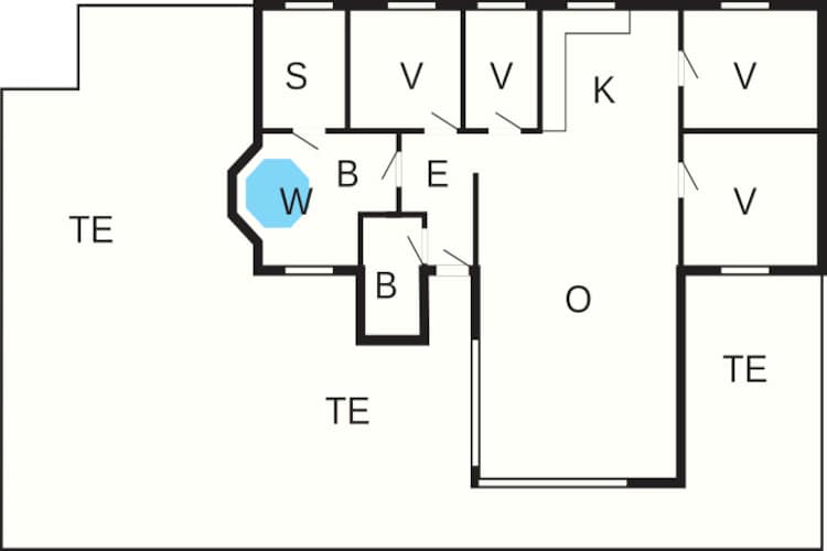 9 persoons vakantie huis in Løkken-By Traum-Plattegrond