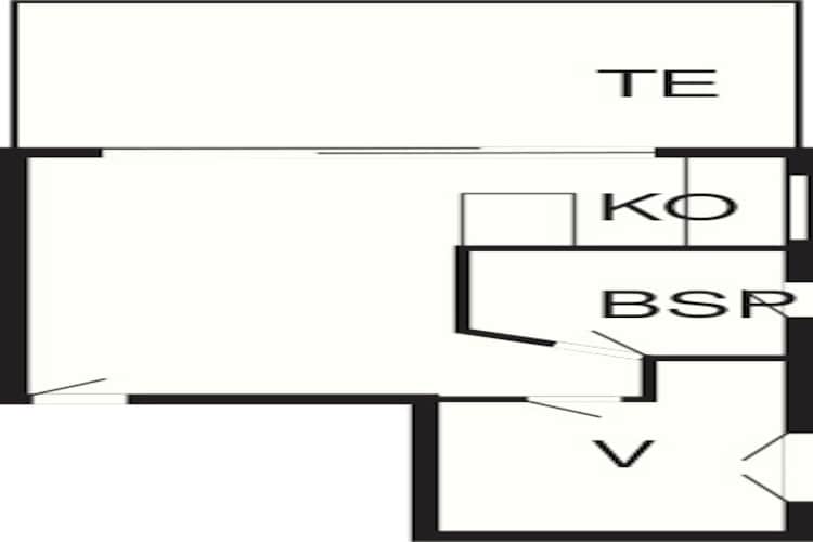Penthouse met uitzicht op zee - Plattegrond