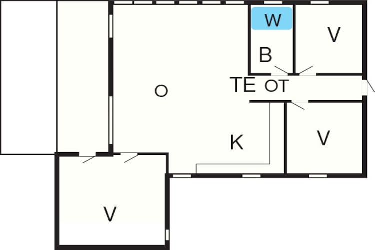 5 Personen Ferienhaus in Blåvand-By Traum - Grundriss