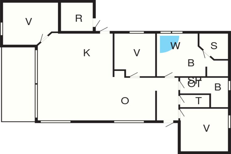 6 persoons vakantie huis in Fjerritslev-By Traum-Plattegrond