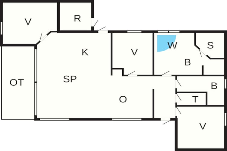 6 persoons vakantie huis in Fjerritslev-By Traum-Plattegrond
