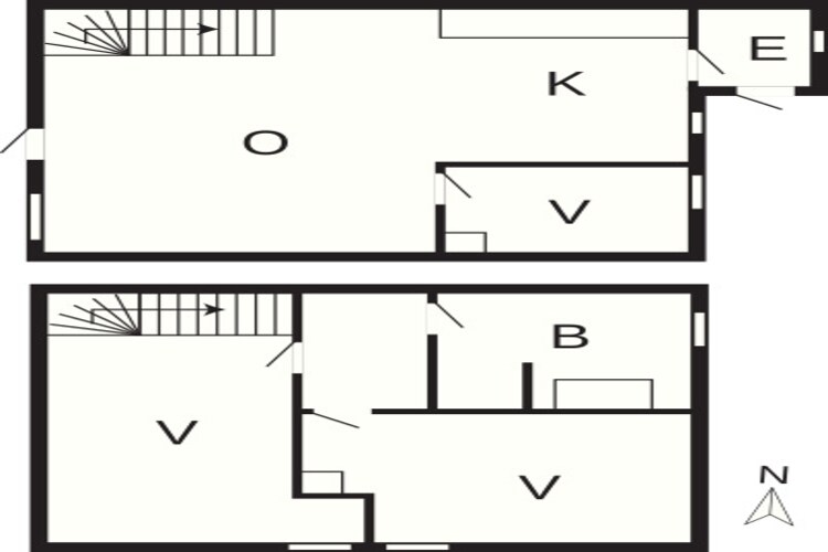 6 persoons vakantie huis in Rømø-Plattegrond