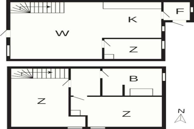 6 persoons vakantie huis in Rømø-Plattegrond