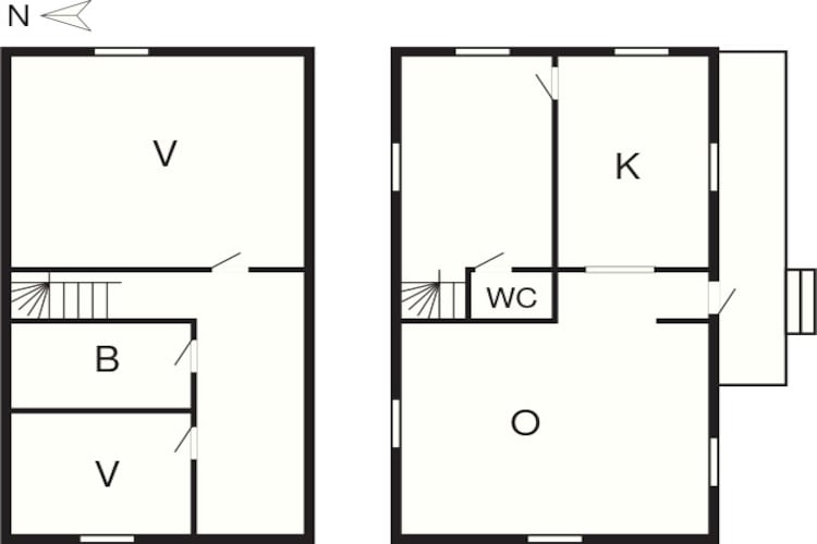 Maison de vacances pour 5 a ARVIKA-By Traum-Plan d'étage