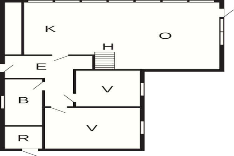 6 Personen Ferienhaus in Store Fuglede-By Traum - Grundriss
