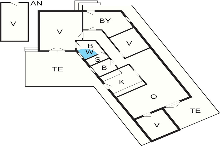 Spannend huis bij de zee -- By Traum Ferienwohnungen-Plattegrond
