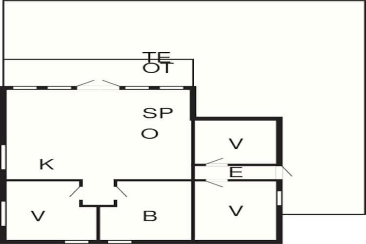 Maison de vacances pour 6 a Haarby-By Traum-Plan d'étage