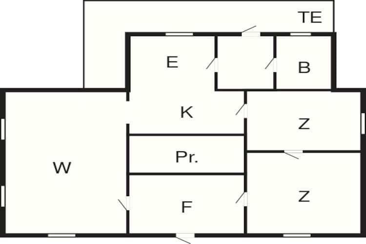 5 Personen Ferienhaus in KRISTDALA-Grundriss