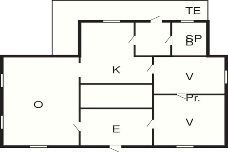 5 Personen Ferienhaus in KRISTDALA-Grundriss