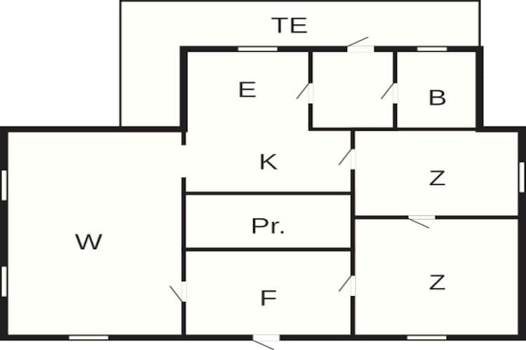 5 persoons vakantie huis in KRISTDALA-Plattegrond