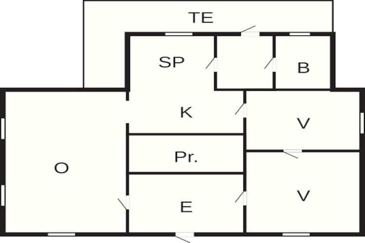 5 persoons vakantie huis in KRISTDALA-Plattegrond