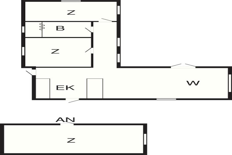 6 persoons vakantie huis in Gilleleje-By Traum - Plattegrond