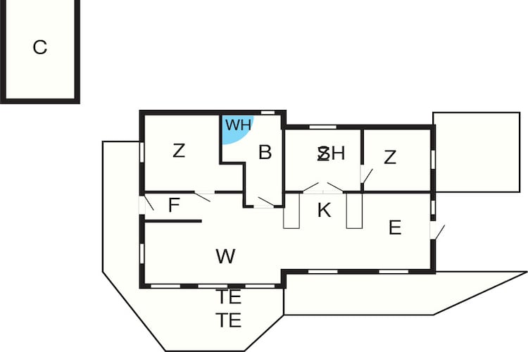 8 persoons vakantie huis in Løgstør-By Traum - Plattegrond