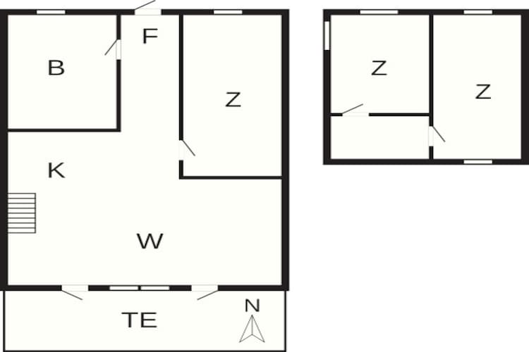 5 Personen Ferienhaus in Vestervig-By Traum-Grundriss