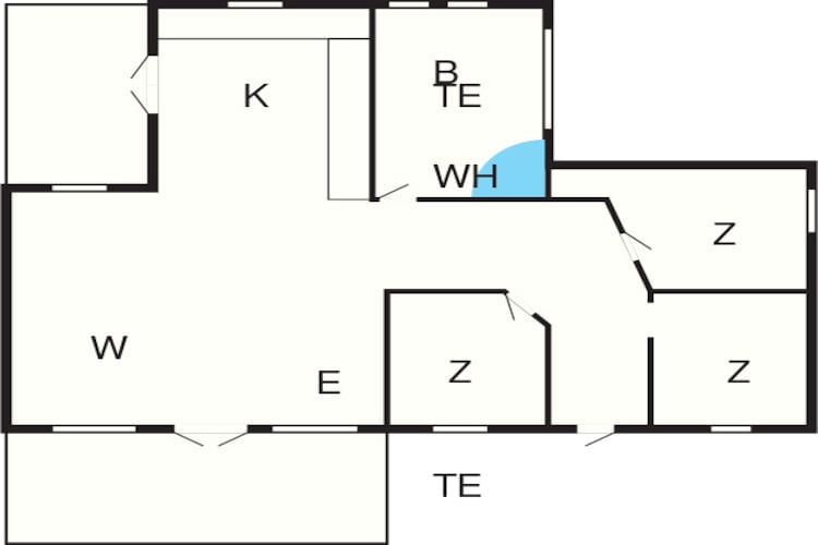 6 persoons vakantie huis in Dronningmølle-By Traum-Plattegrond