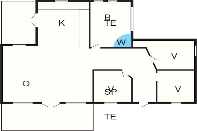 6 persoons vakantie huis in Dronningmølle-By Traum-Plattegrond