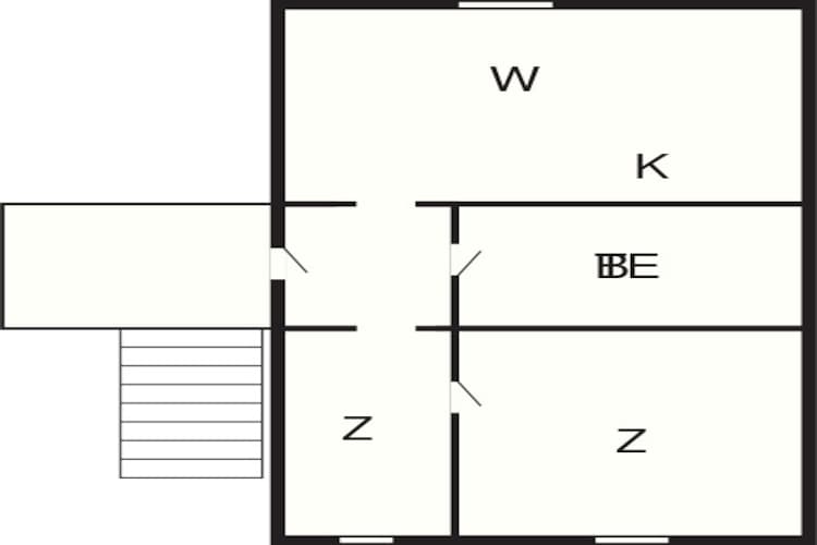 5 persoons vakantie huis in Rømø-By Traum - Plattegrond