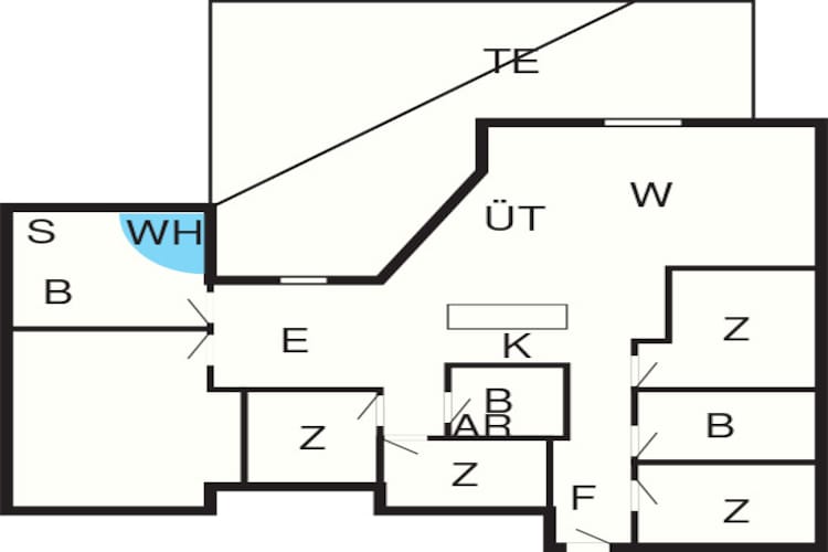 10 persoons vakantie huis in Ålbæk-Plattegrond