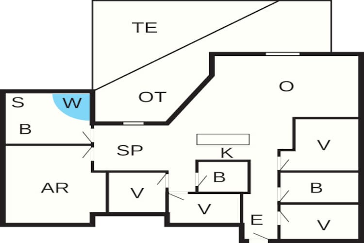 10 persoons vakantie huis in Ålbæk-Plattegrond