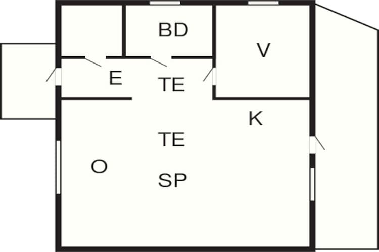 3 persoons vakantie huis in Henningsvær-By Traum - Plattegrond