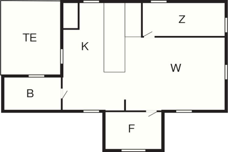 4 Personen Ferienhaus in kode-By Traum-Grundriss