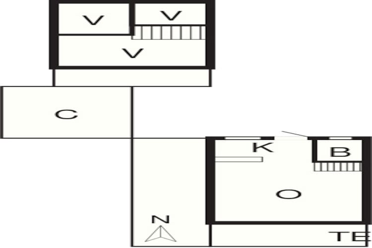 6 persoons vakantie huis in Oksbøl-Plattegrond