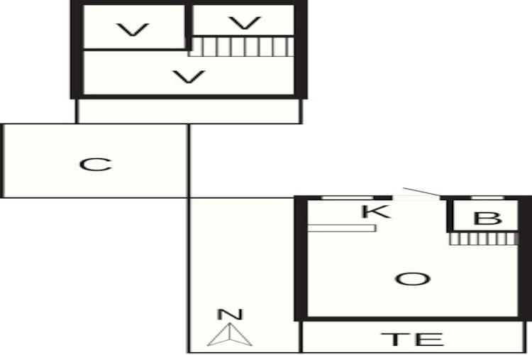 6 persoons vakantie huis in Oksbøl-Plattegrond