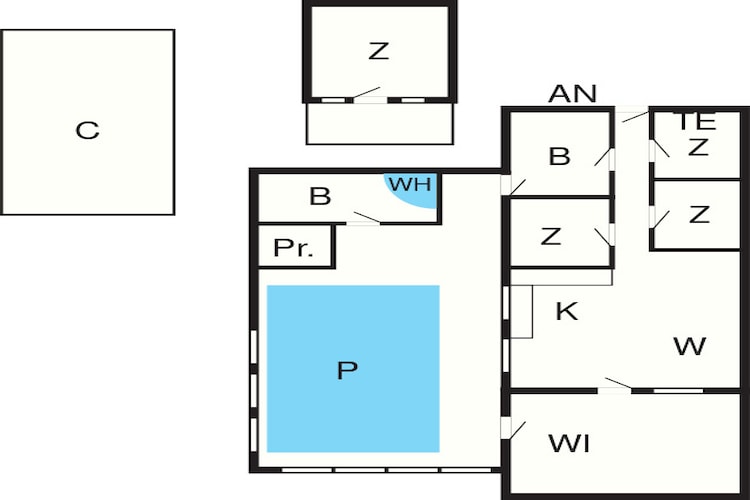 Luxe retraite met zwembad -- By Traum Ferienwohnungen-Plattegrond