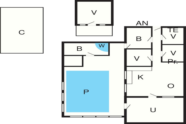 Luxe retraite met zwembad -- By Traum Ferienwohnungen-Plattegrond