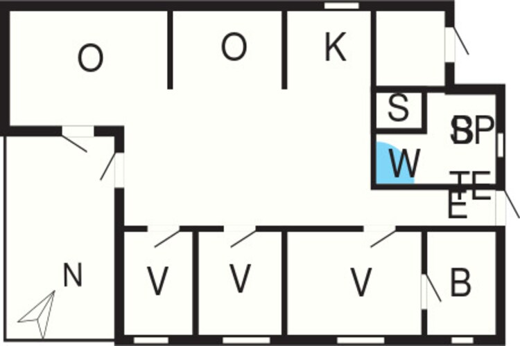 6 persoons vakantie huis in Asnæs-By Traum-Plattegrond