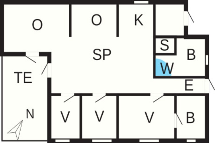 6 persoons vakantie huis in Asnæs-By Traum-Plattegrond