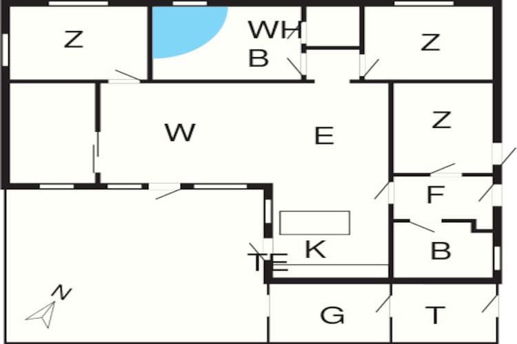 Exclusief toevluchtsoord met spa - Plattegrond