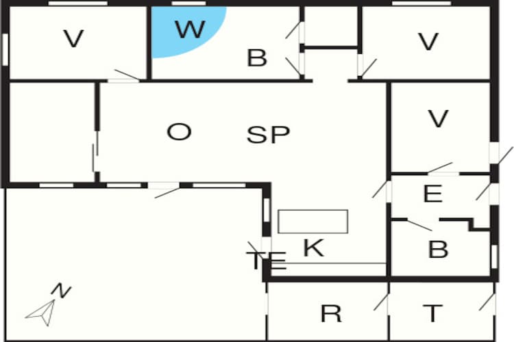 Exclusief toevluchtsoord met spa - Plattegrond