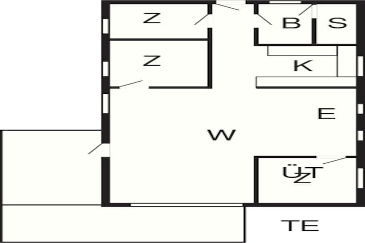 6 Personen Ferienhaus in Ørsted-By Traum - Grundriss