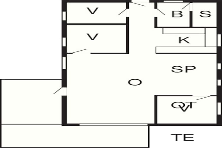 6 Personen Ferienhaus in Ørsted-By Traum - Grundriss