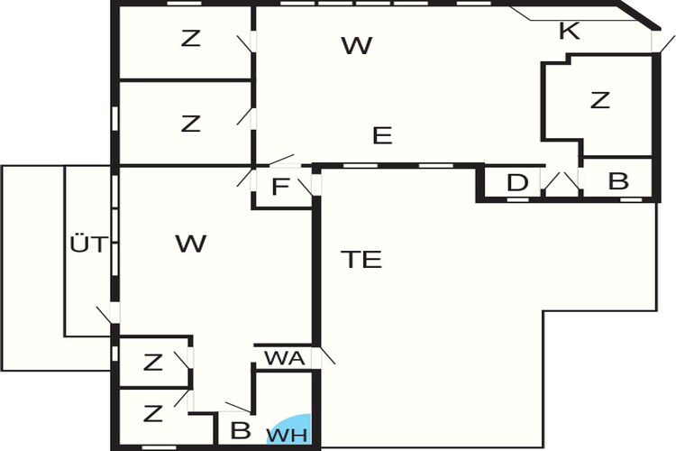 12 persoons vakantie huis in Harboøre-By Traum-Plattegrond