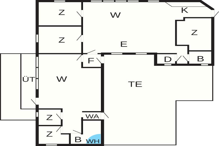 12 persoons vakantie huis in Harboøre-By Traum-Plattegrond