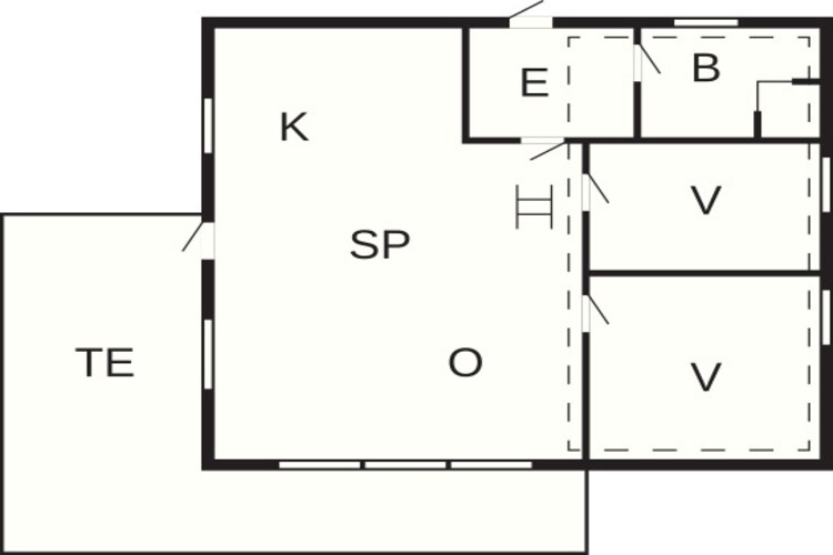 HYTTE 5-Plattegrond