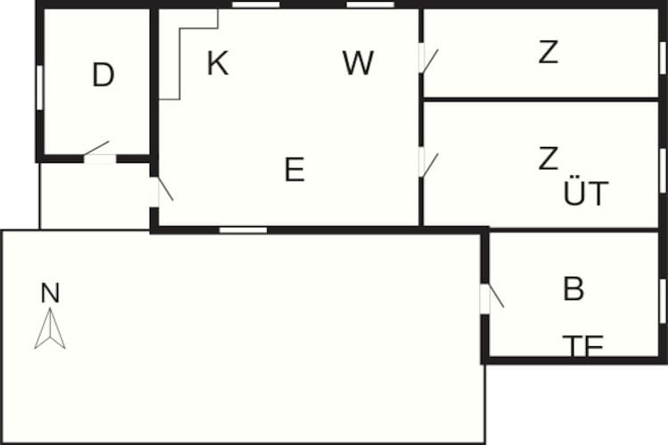 HUS 55762 HYTTE A - Grundriss