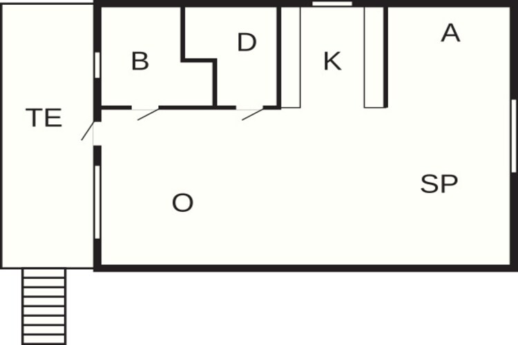 4 persoons vakantie huis in Romelanda-By Traum-Plattegrond