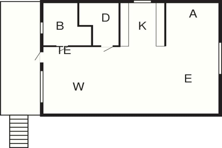 4 persoons vakantie huis in Romelanda-By Traum - Plattegrond