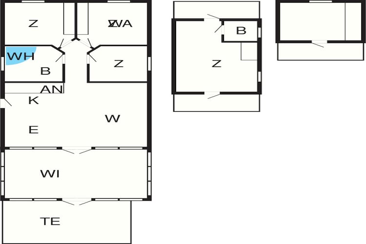 8 person holiday home in Hovborg-Floor plan