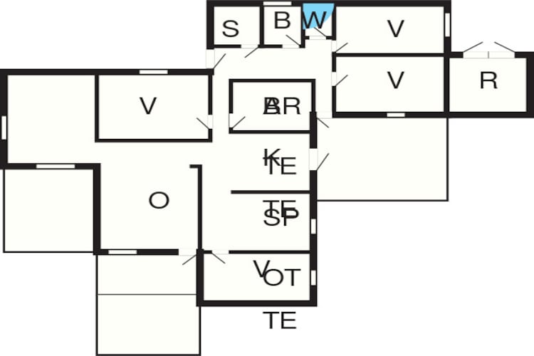 8 persoons vakantie huis in Rømø-Plattegrond