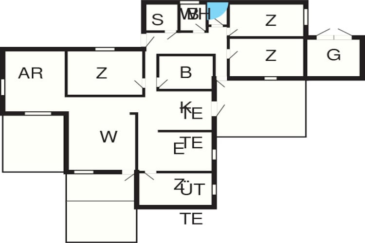8 persoons vakantie huis in Rømø - Plattegrond