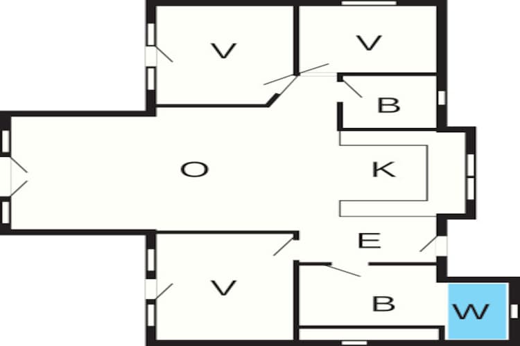Modern toevluchtsoord bij Knud Strand -- By Traum Ferienwohnungen-Plattegrond
